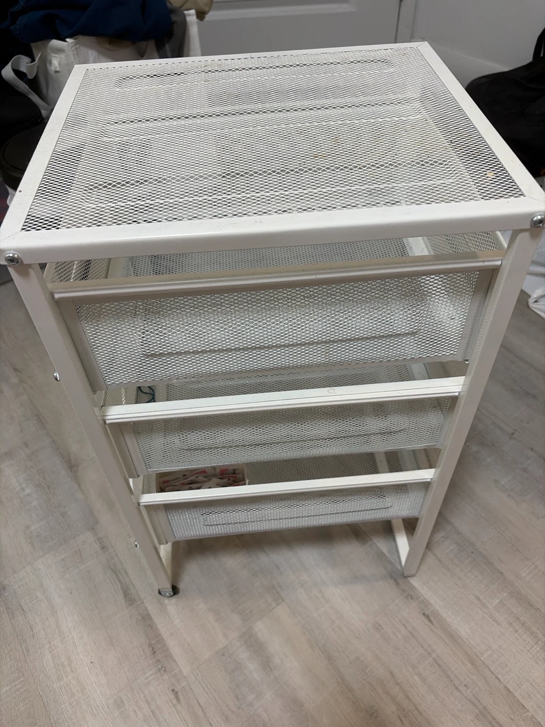 Ikea Lennar White Mesh 3-Drawer Storage Unit - photo 4