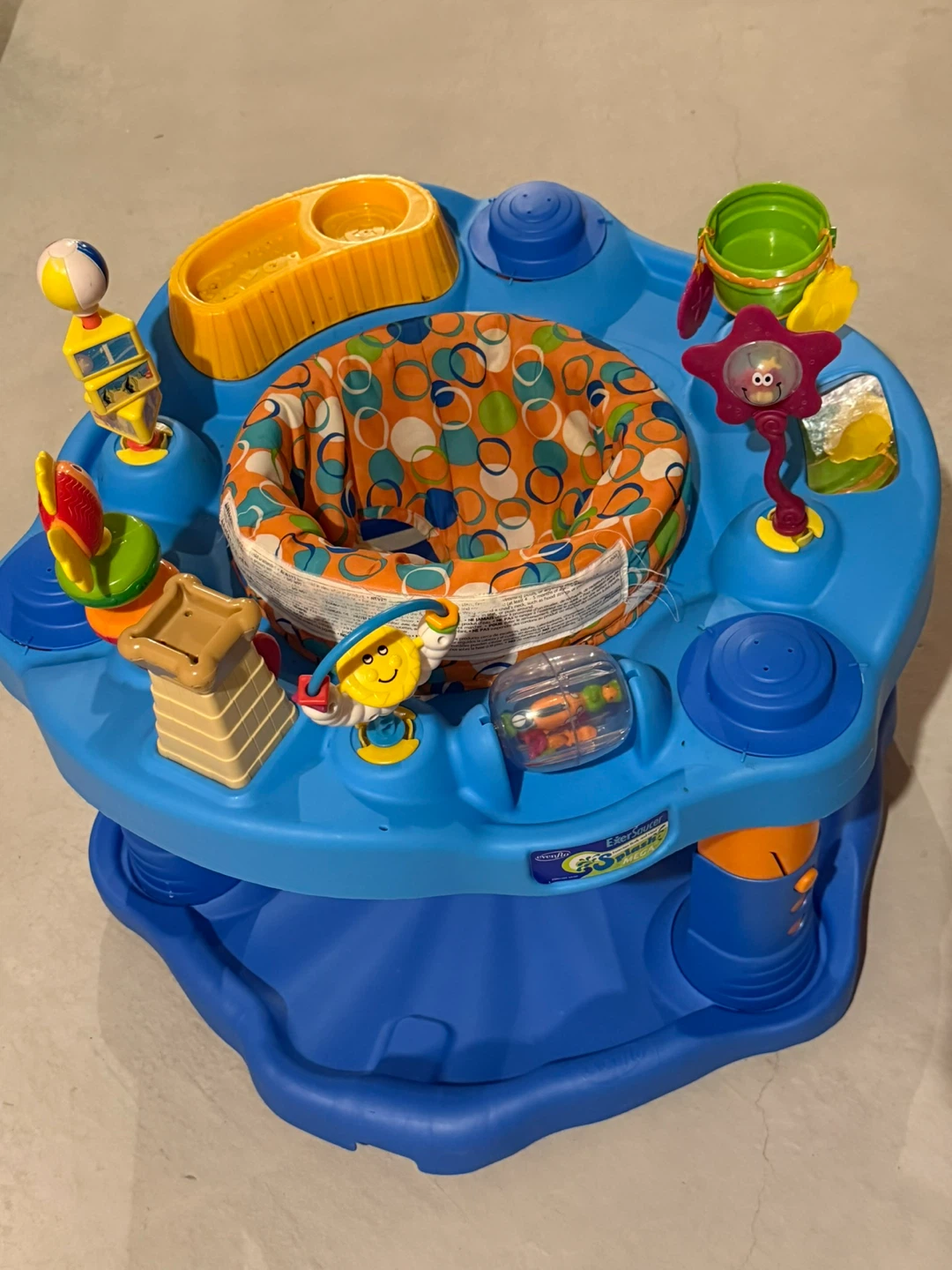 Evenflo ExerSaucer Seaside Splash Activity Center