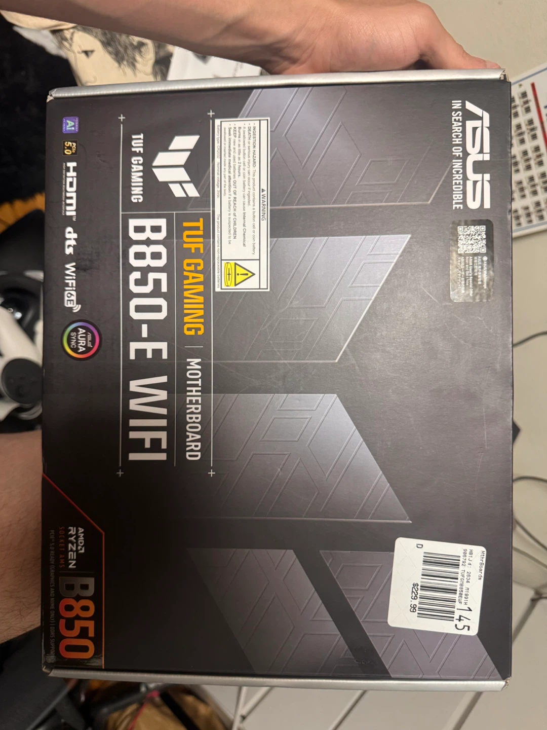 ASUS TUF Gaming B850-E WIFI Motherboard