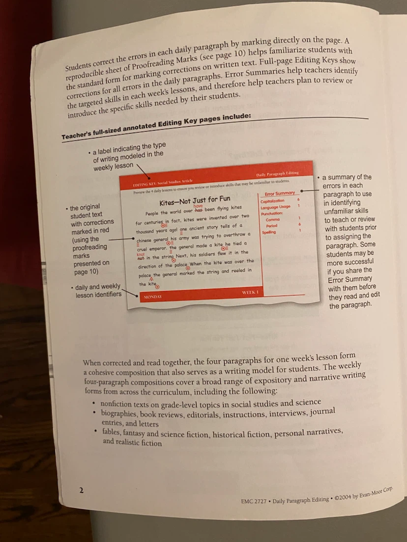 Evan-Moor Daily Paragraph Editing Grade 4 Workbook - photo 3