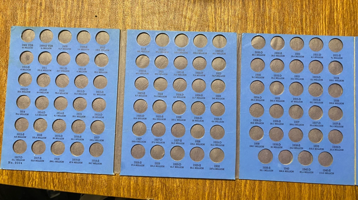 Lincoln Head Cent Coin Folder No. 9004