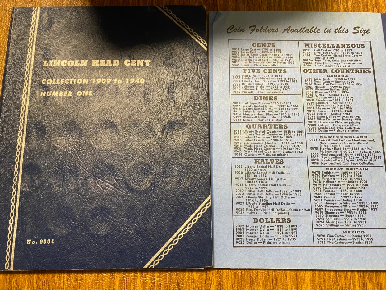 Lincoln Head Cent Coin Folder No. 9004 - photo 2