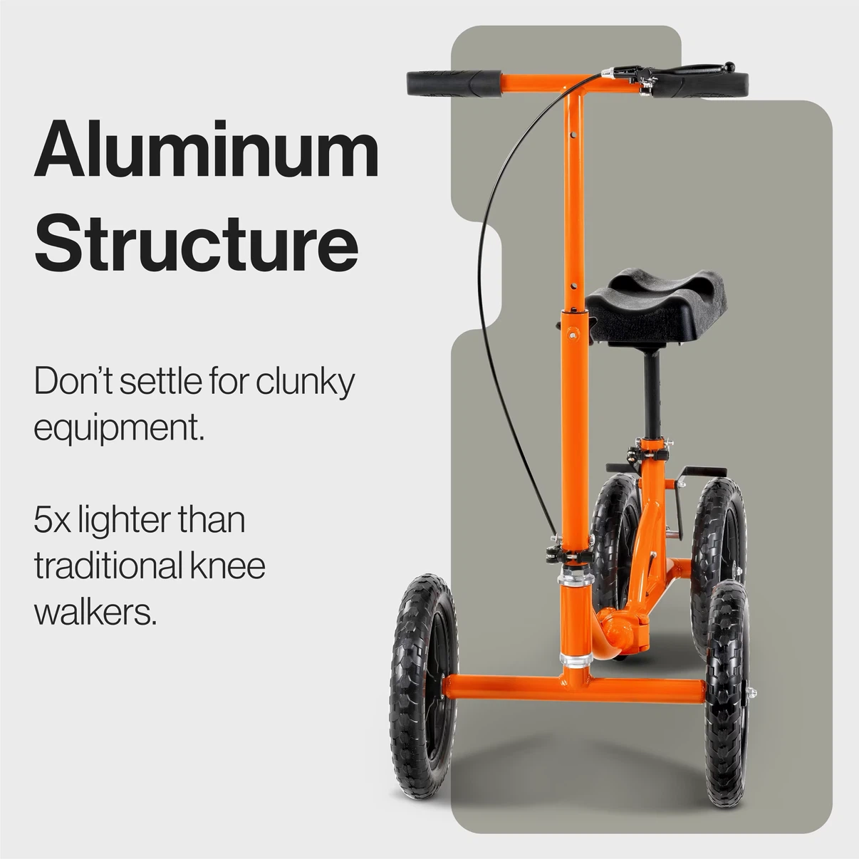 SuperHandy Folding Knee Walker Steerable Rolling - photo 4