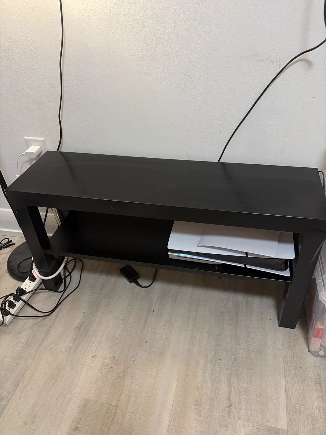 IKEA Lack Black TV Unit (PS5 not included)