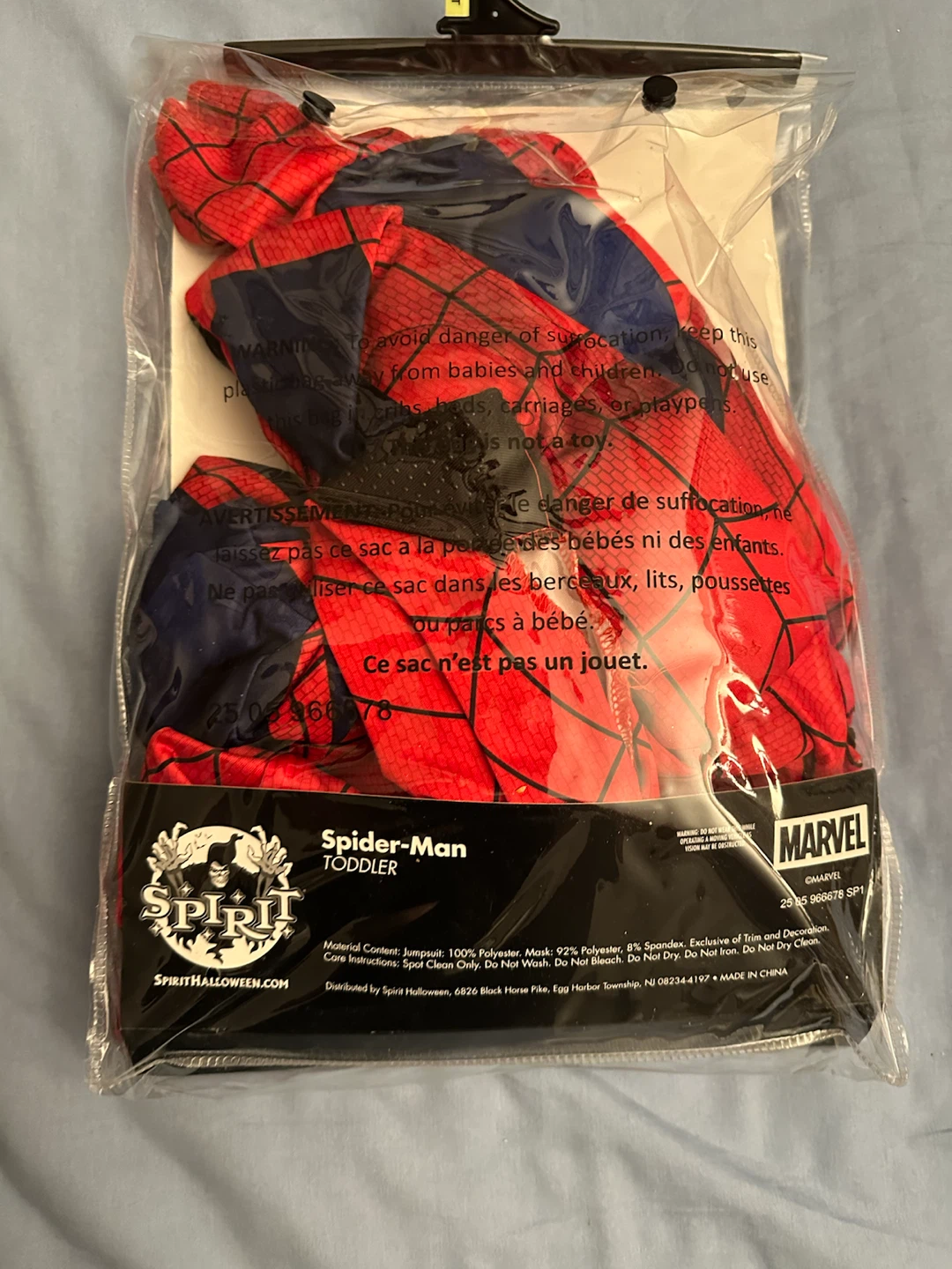 Marvel Spider-Man Toddler Muscle Costume 3T-4T - photo 3