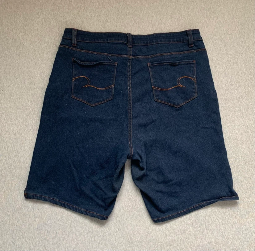 Stretch Denim Shorts Size 18W - photo 2