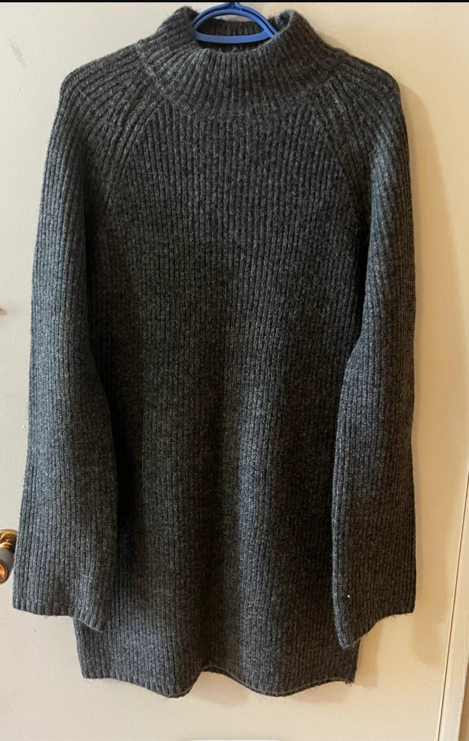 H& M Charcoal Grey Mock Neck Sweater