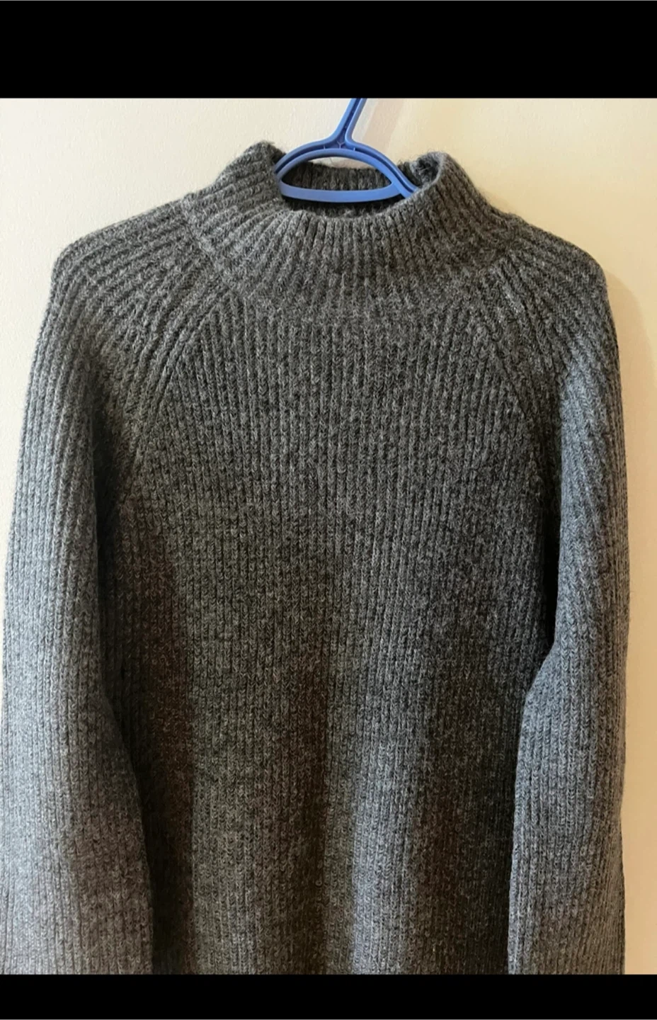 H& M Charcoal Grey Mock Neck Sweater - photo 2