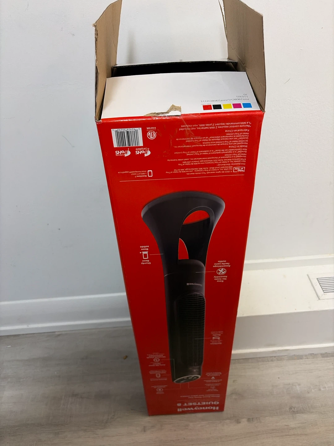 Honeywell QuietSet 8 Tower Fan (box included) - photo 4