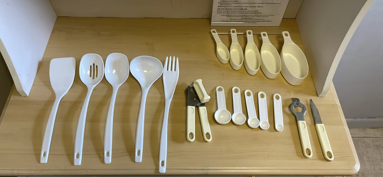 Kitchen Utensil Set with Rotating Holder