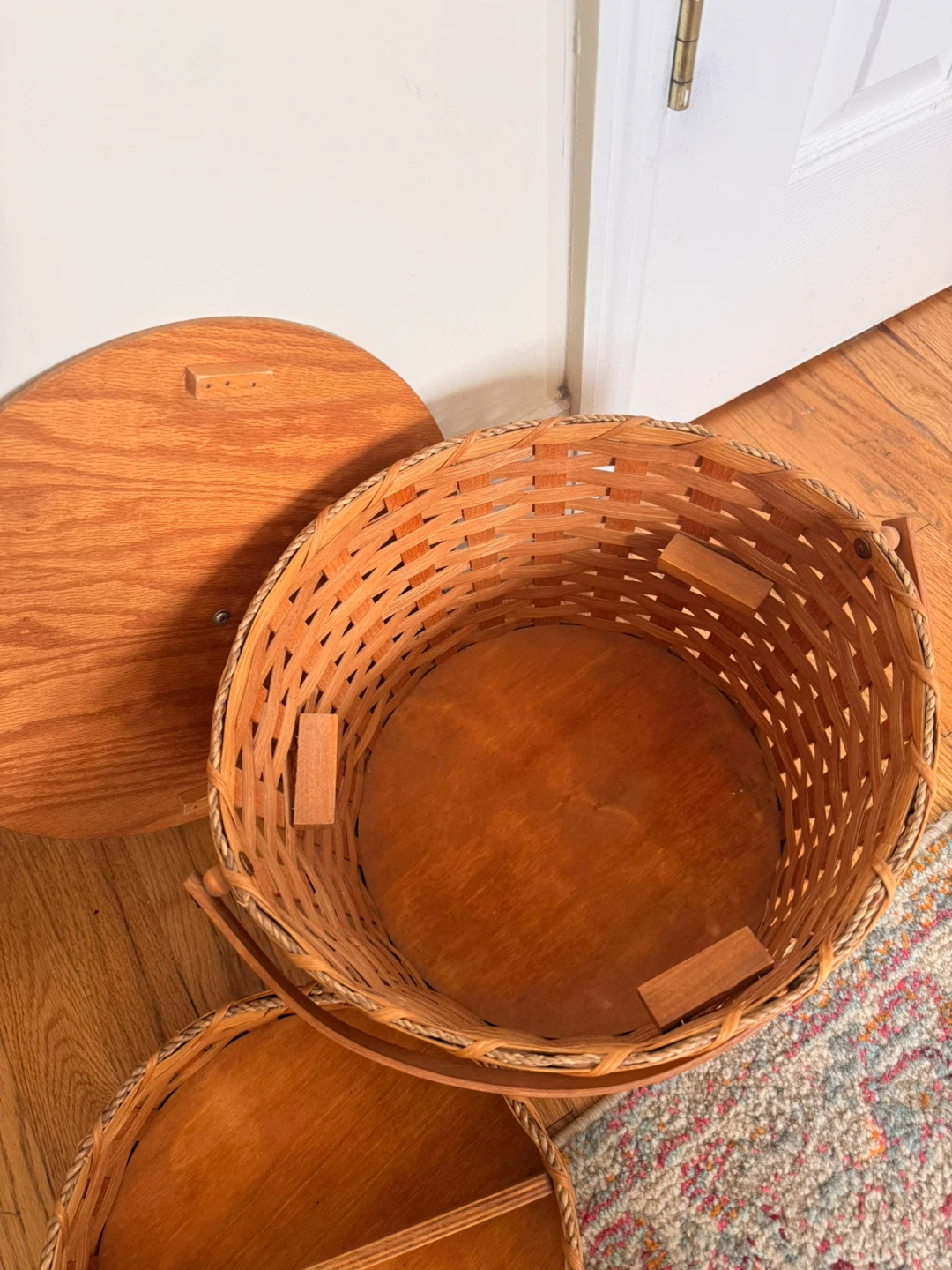 Longaberger Woven Wood Basket Set - photo 4