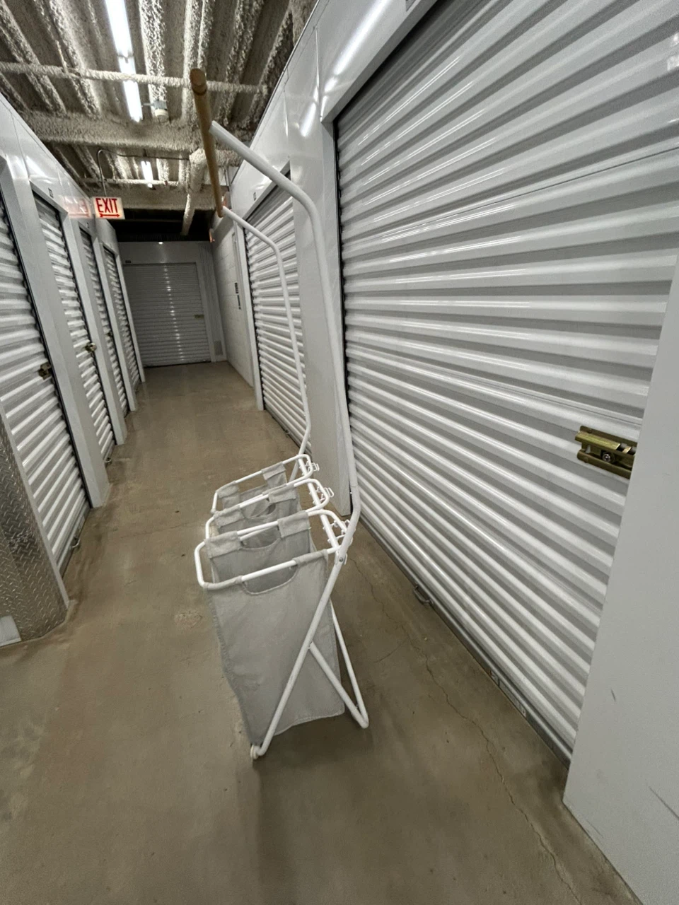 3-Bag Rolling Laundry Sorter with Hanging Bar - photo 2