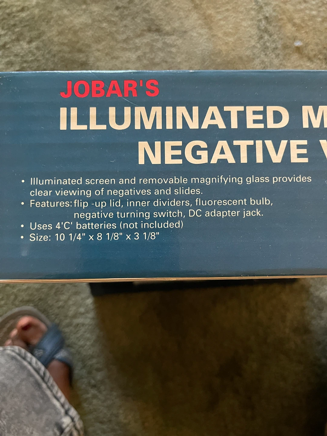 Jobar's Illuminated Magnifying Negative Viewer - photo 2