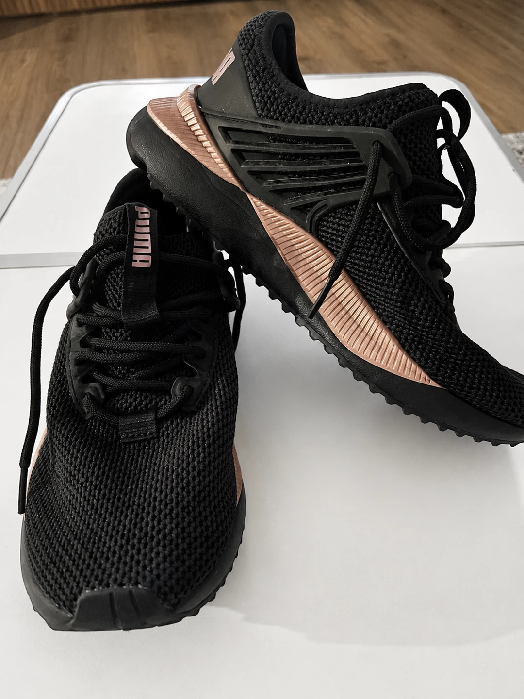 Puma Black and Rose Gold Sneakers - photo 4