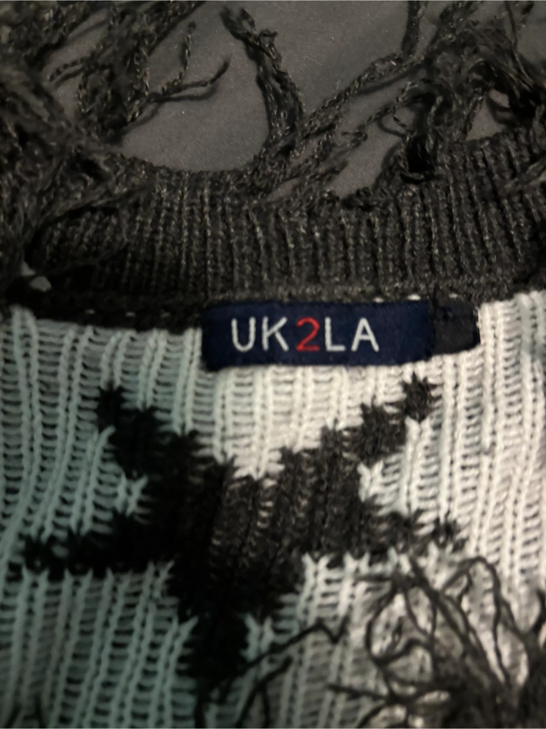UK2LA Distressed Star Sweater - photo 2