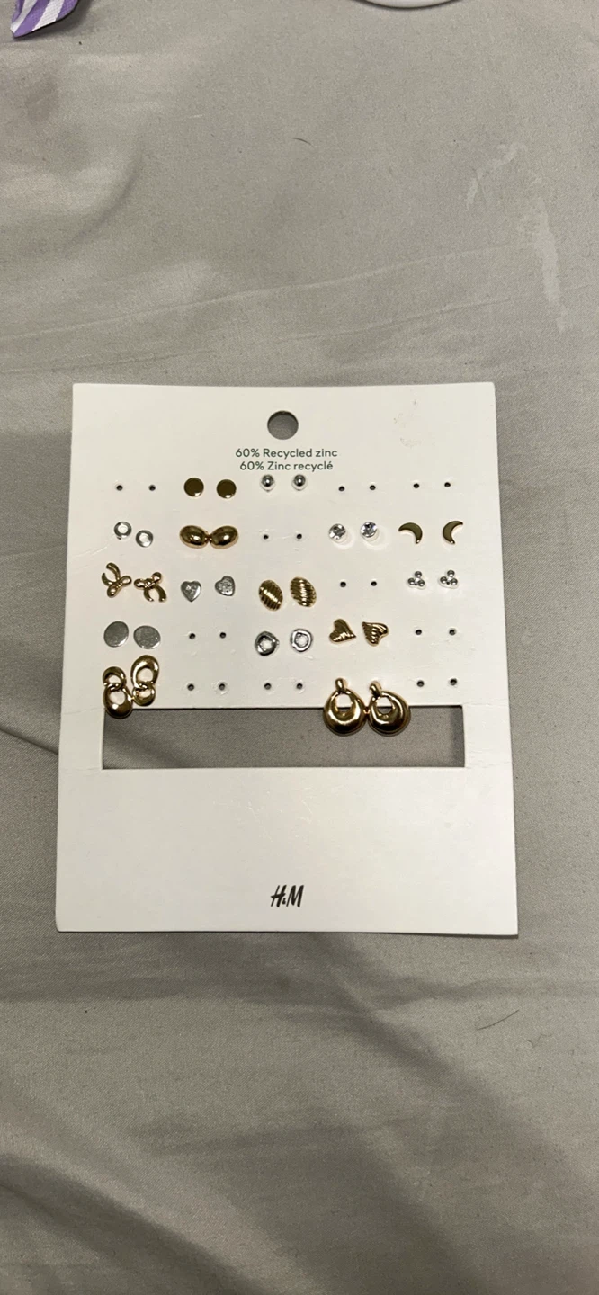 h&m earring 15 pack