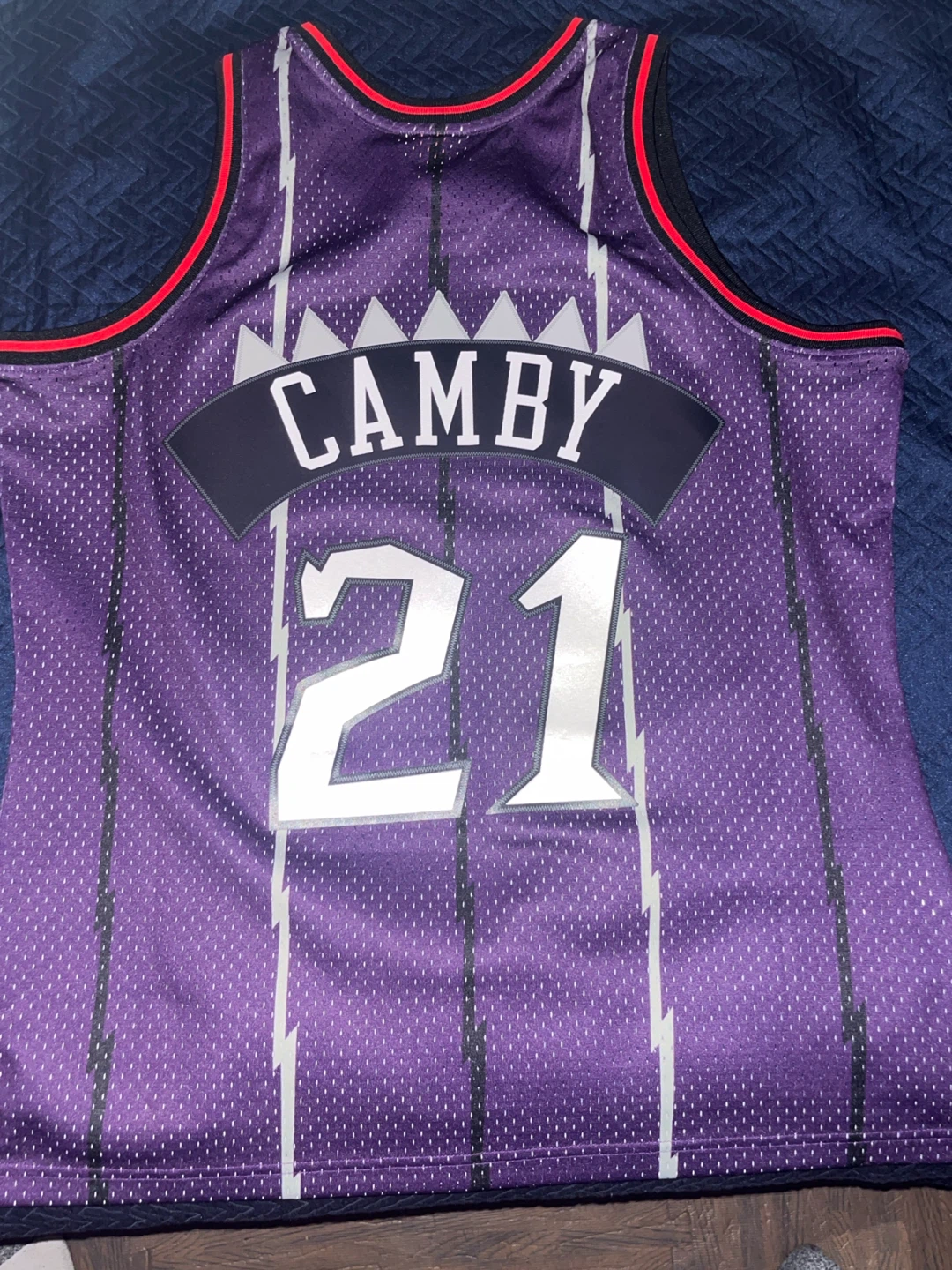 Mitchell & Ness Toronto Raptors Marcus Camby 21 Jersey Size L - photo 3