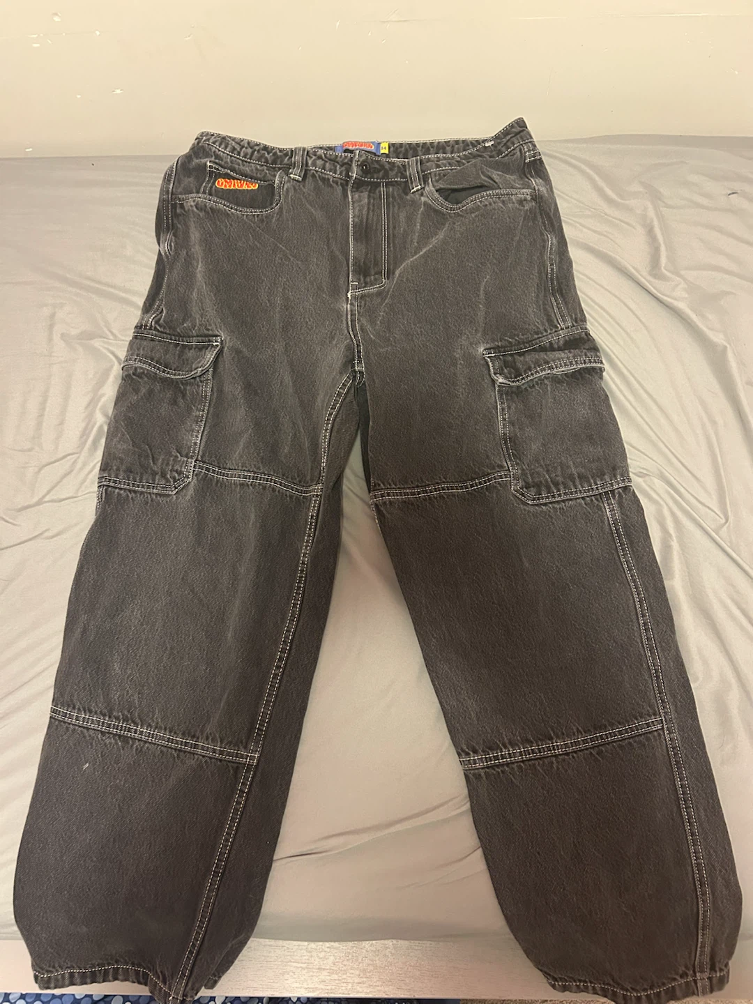 Empyre Black Cargo Jeans