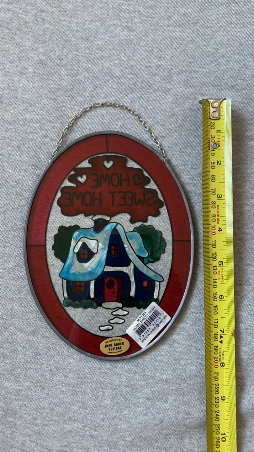 Joan Baker Designs Home Sweet Home Stained Glass Suncatcher - photo 3