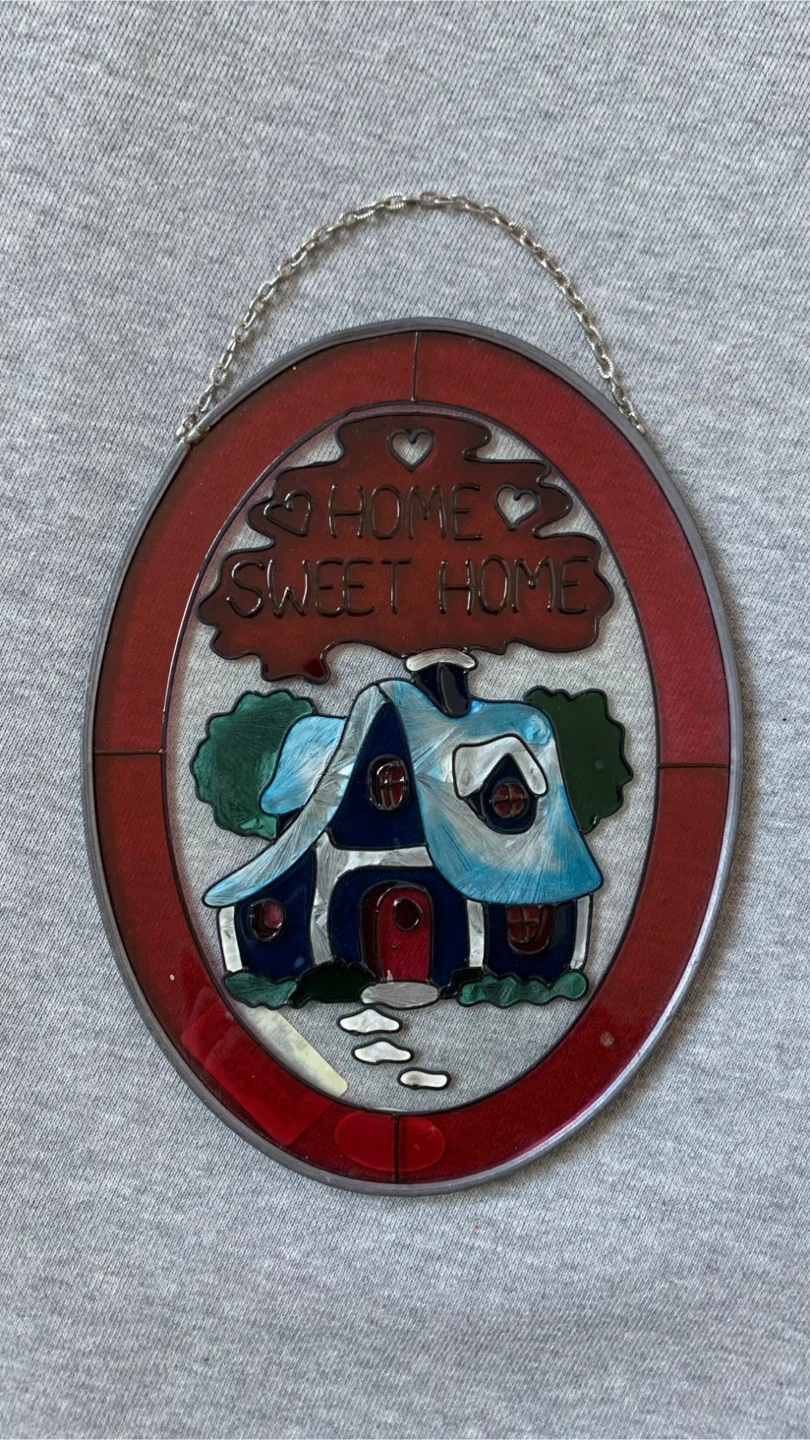 Joan Baker Designs Home Sweet Home Stained Glass Suncatcher - photo 4