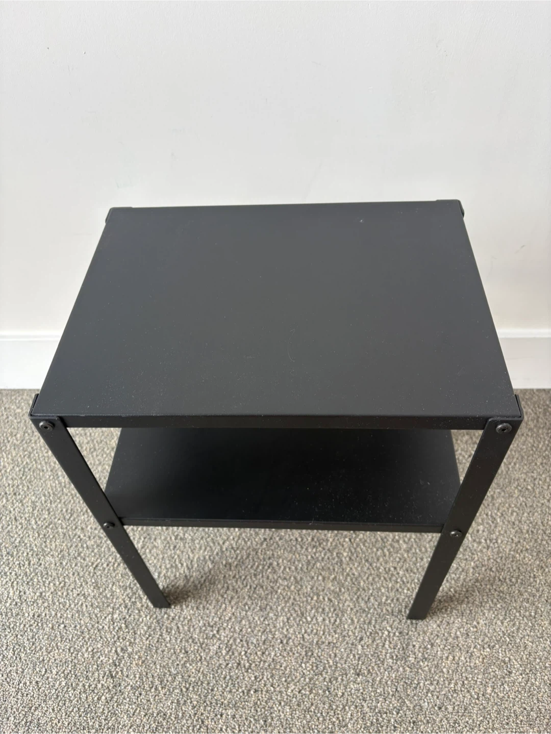 Black Two-Tier Side Table - photo 2