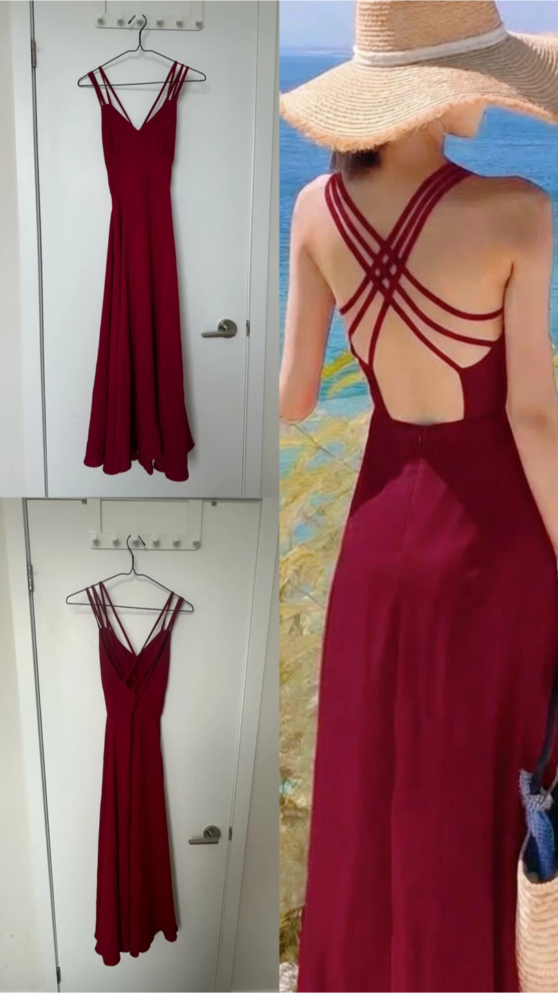 Maxi Dress - Burgundy