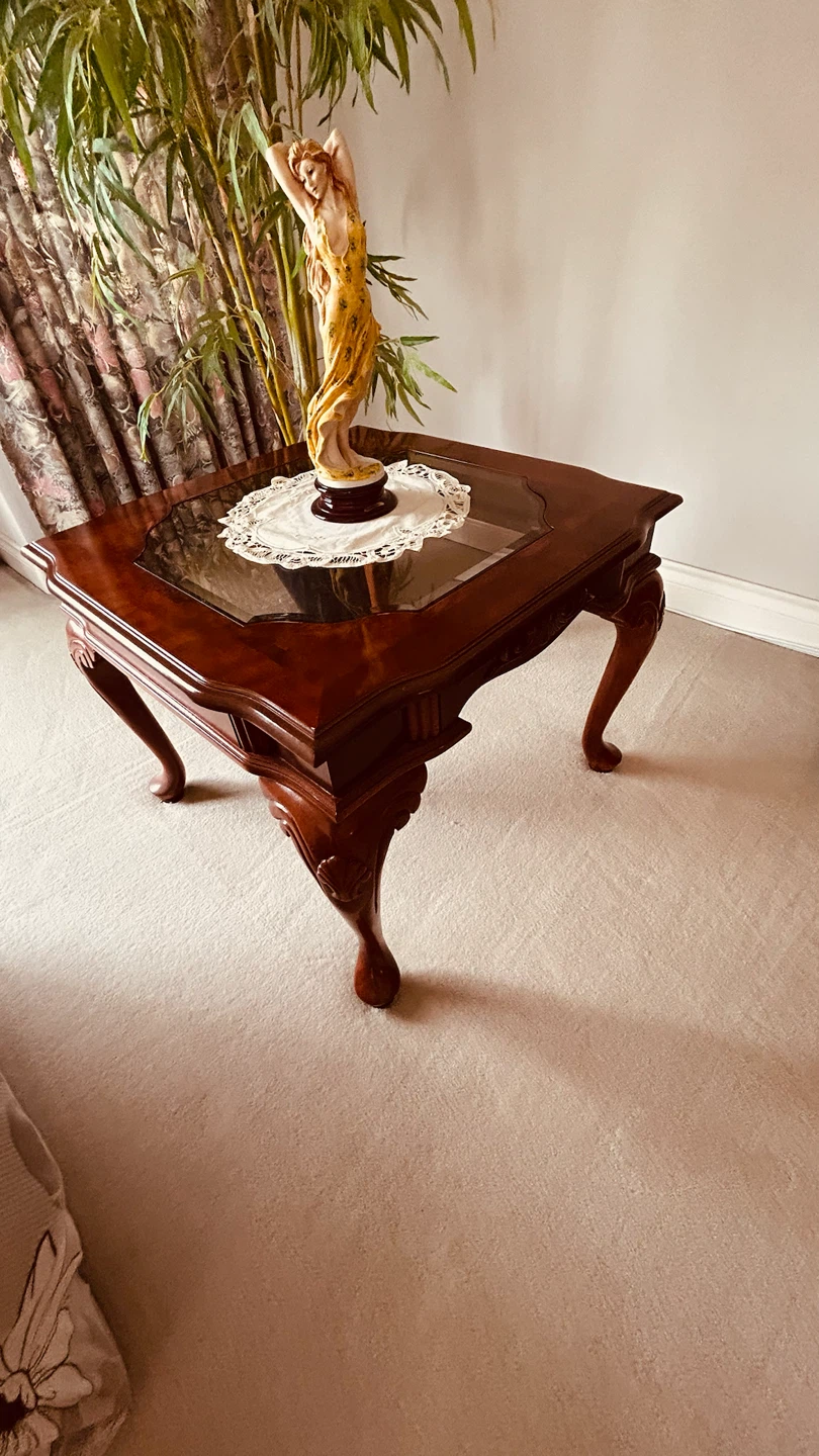 COMPLETE ROSEWOOD FURNITURE SET - Excellent Condition - photo 3
