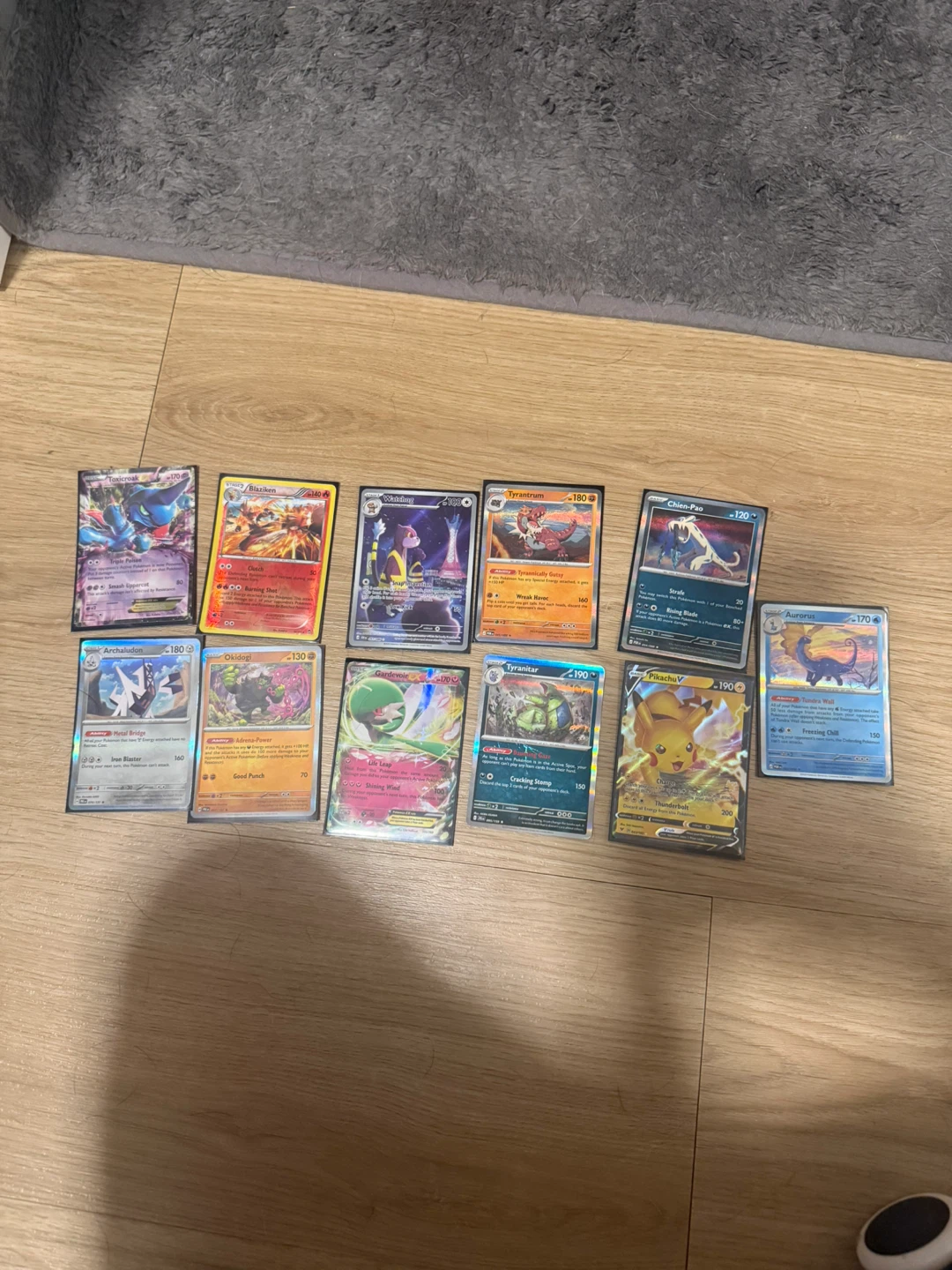 Collection of Pokemon Trading Cards