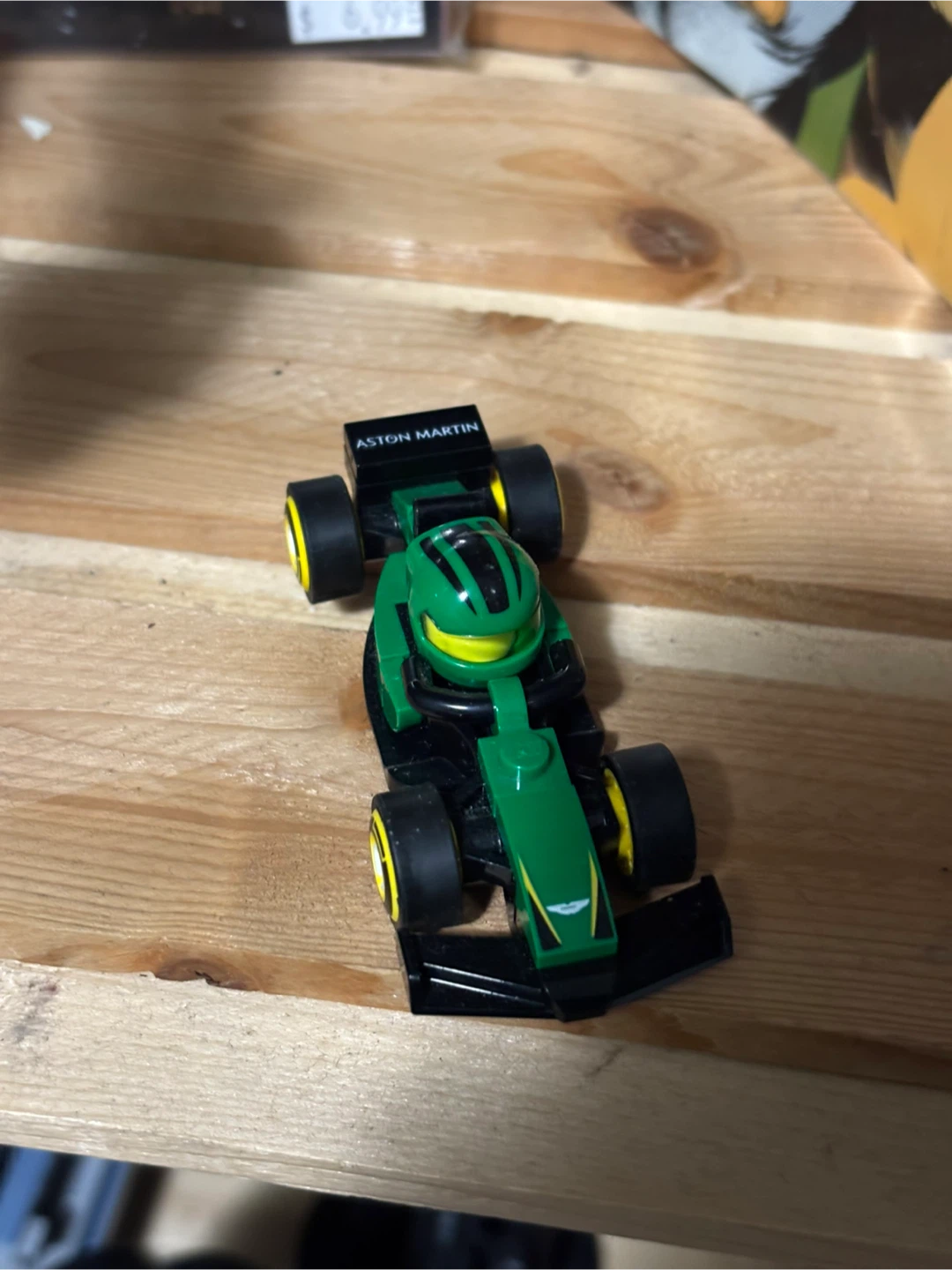 LEGO Aston Martin Formula 1 race car
