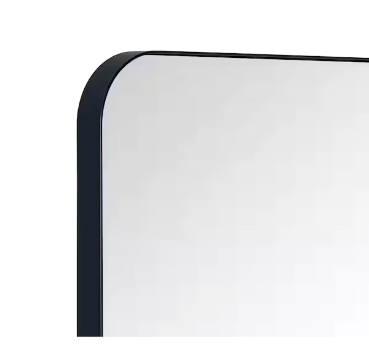Black Rectangular Wall Mirror - photo 4