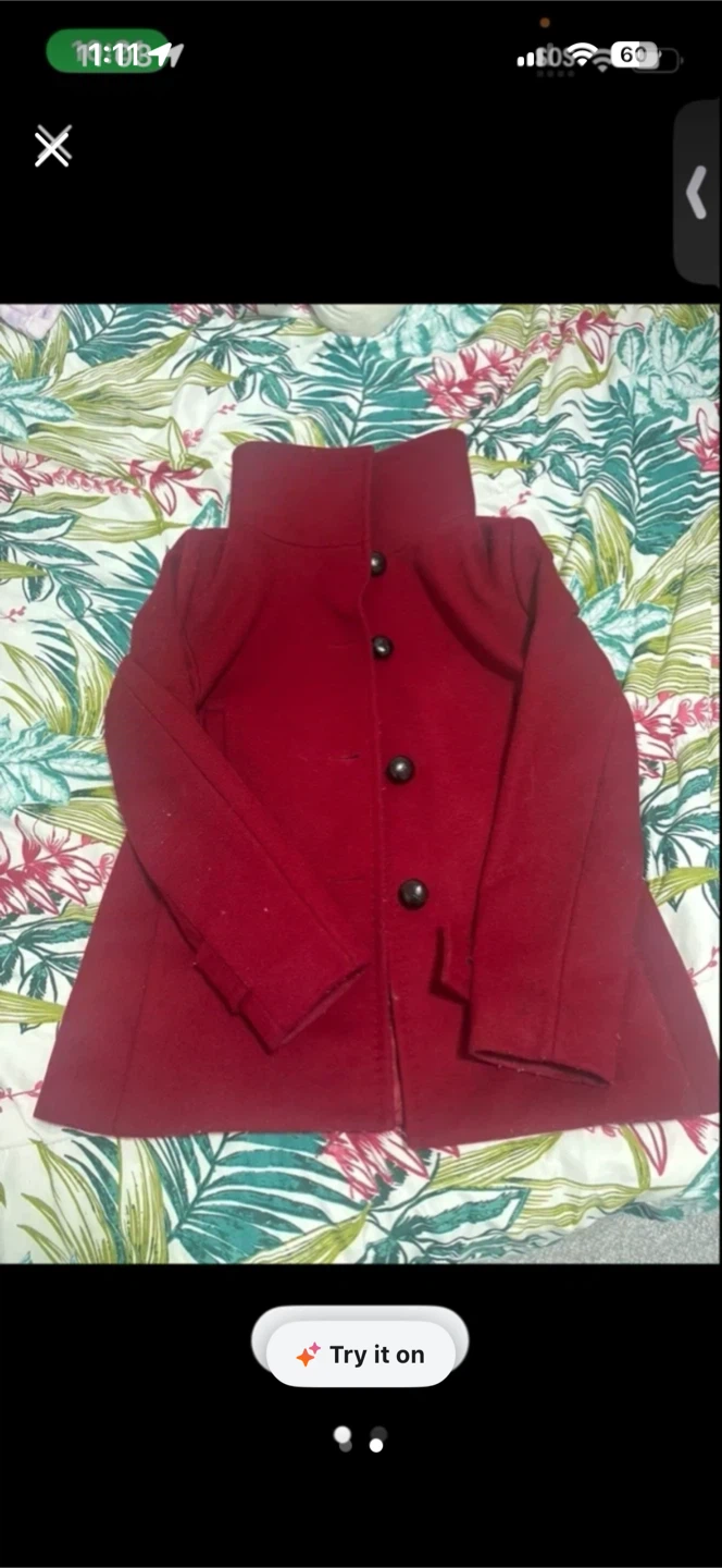 Babaton  Red Wool Blend Coat - photo 2