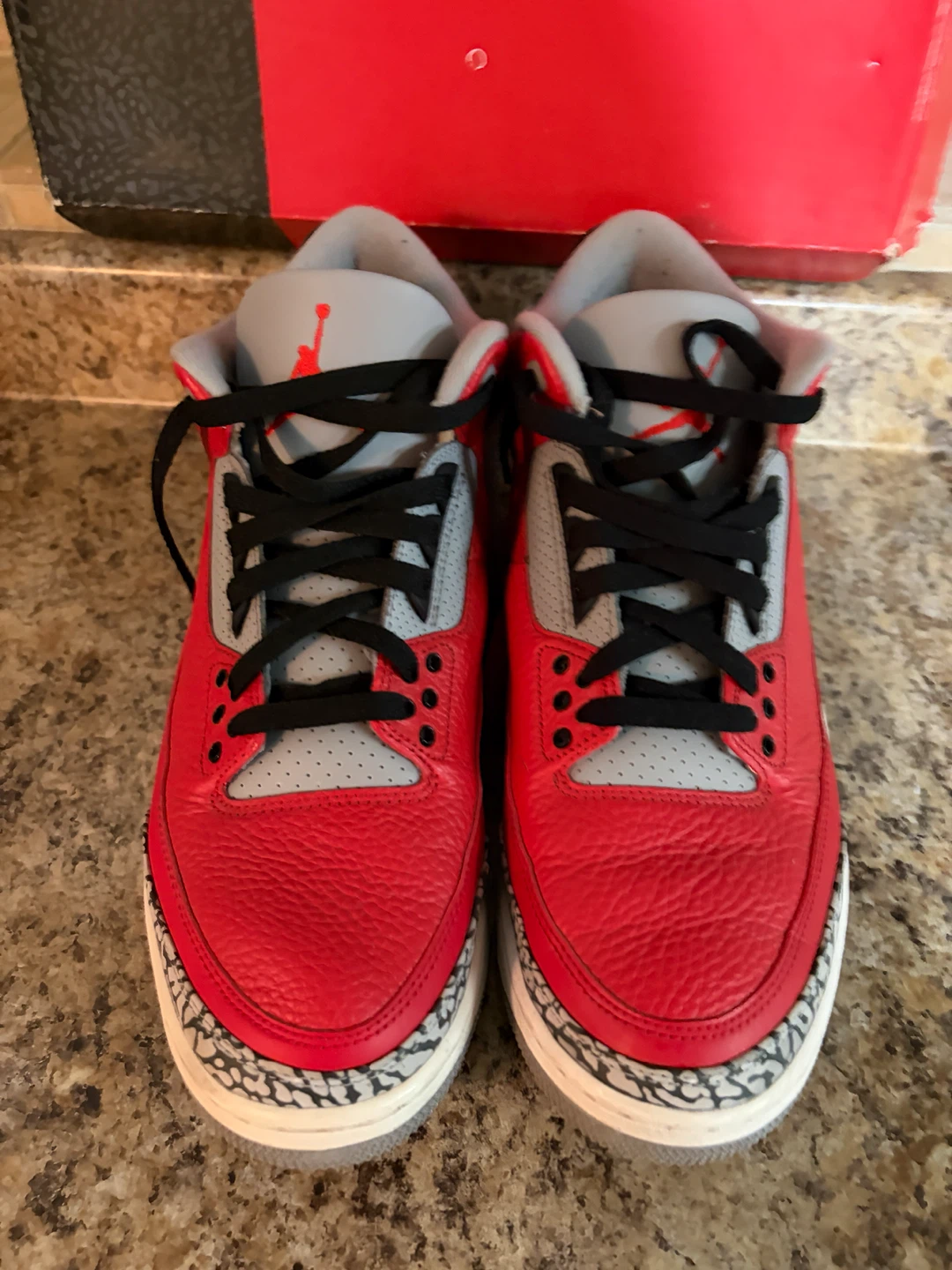 Nike Air Jordan 3 Red Cement - photo 4