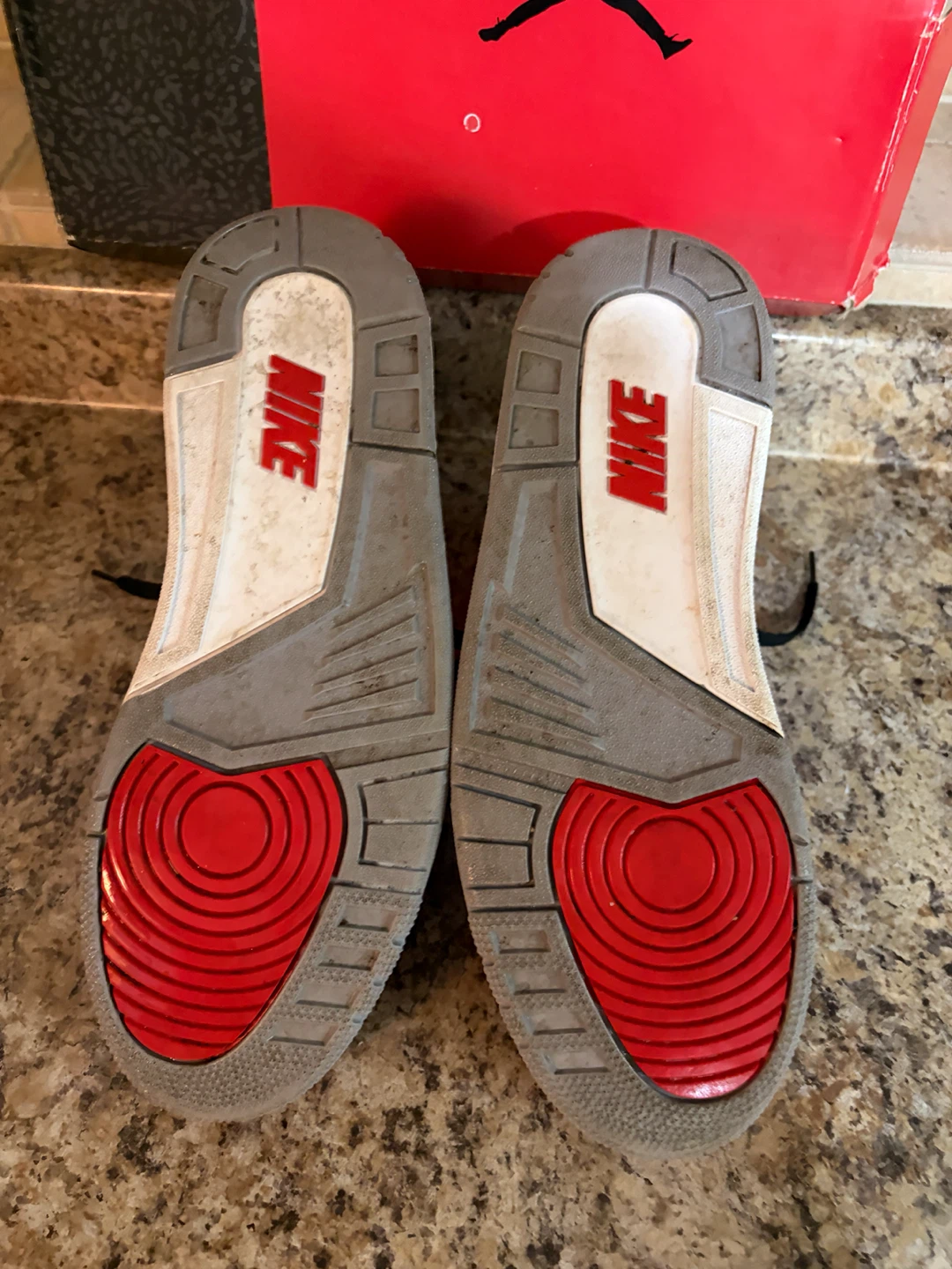 Nike Air Jordan 3 Red Cement - photo 5