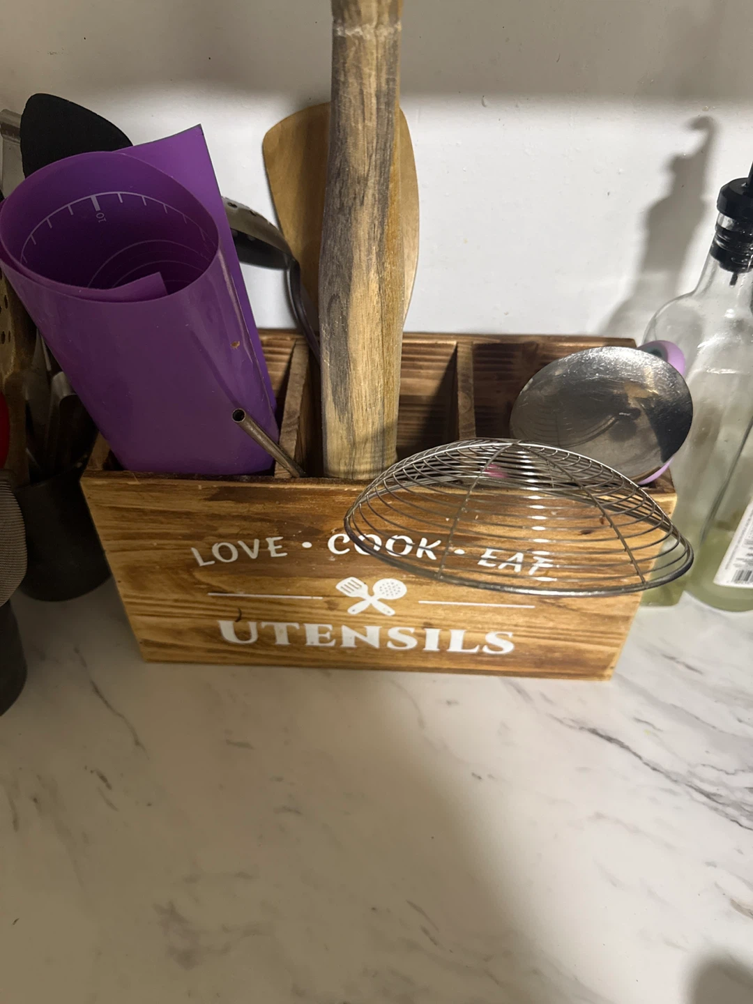 Wooden Kitchen Utensil Holder - photo 2