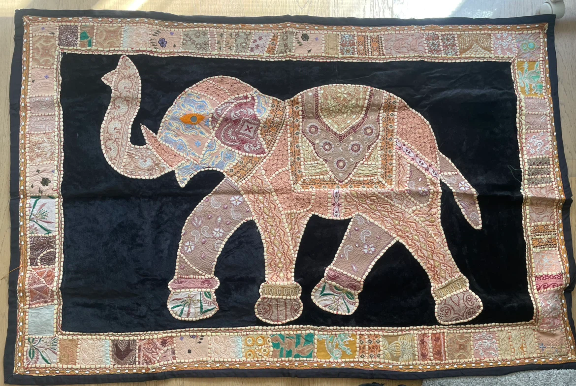 Handmade Indian & Tibetan Textile Art Collection by  from India