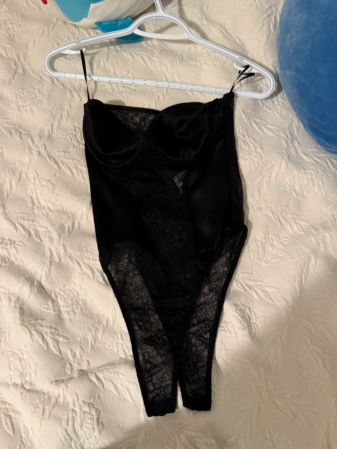 Black Lace Bodysuit - Size S - photo 2