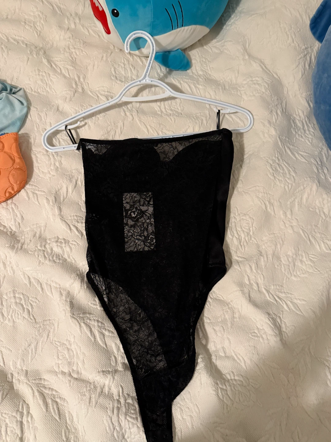 Black Lace Bodysuit - Size S - photo 3