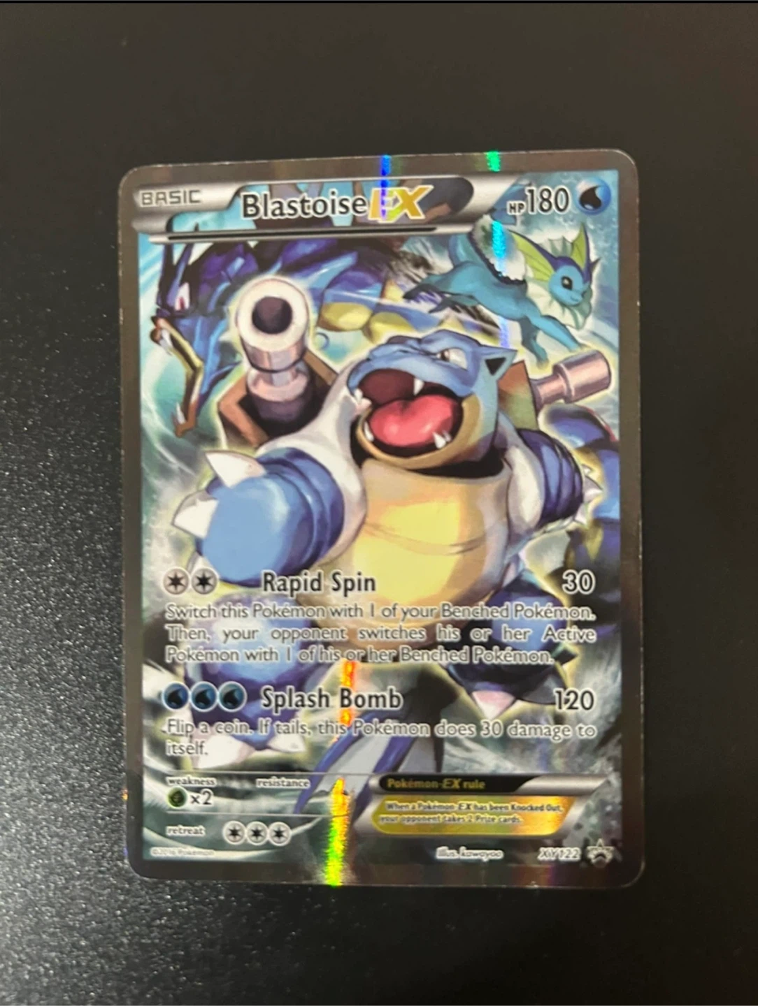 pokemon blastoise and gengar xy promo