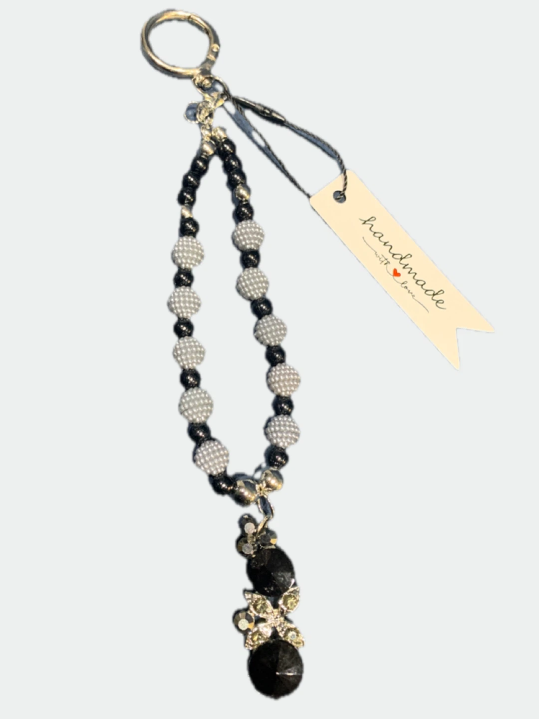 Handmade bead and stoned charm - photo 2