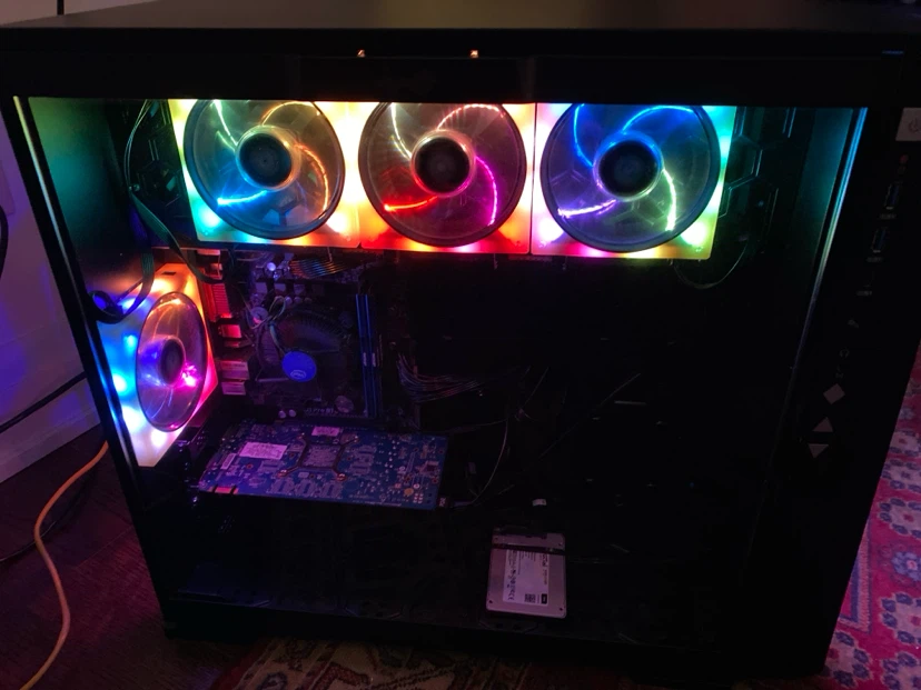 Custom  budget  PC with RGB Lighting - photo 2