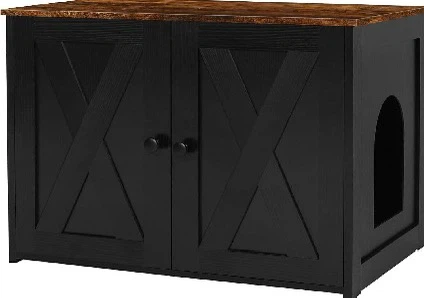 🐈Brand New Farmhouse Style Cat Litter Box Enclosure / End Table - photo 2