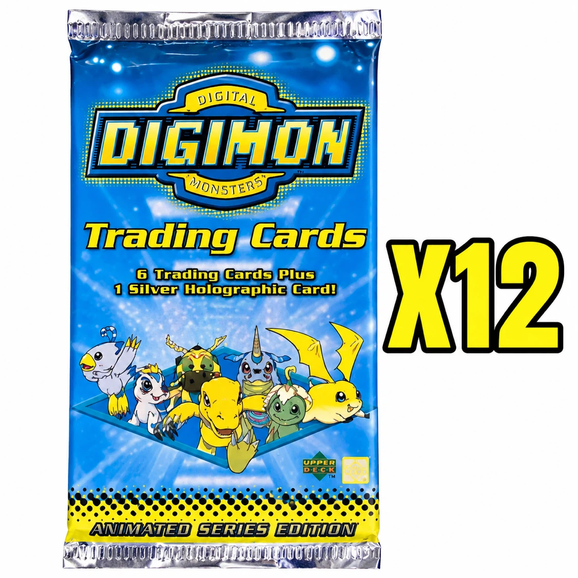 Vintage 1999 Digimon Sealed Booster Packs – Lot of 12