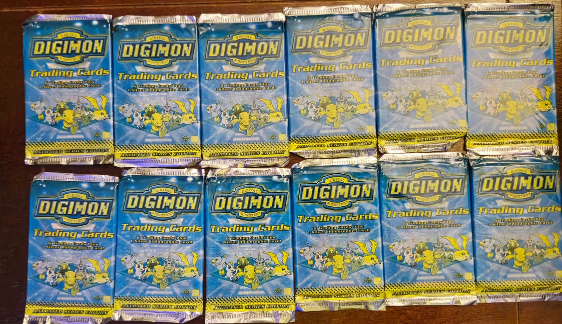 Vintage 1999 Digimon Sealed Booster Packs – Lot of 12 - photo 2