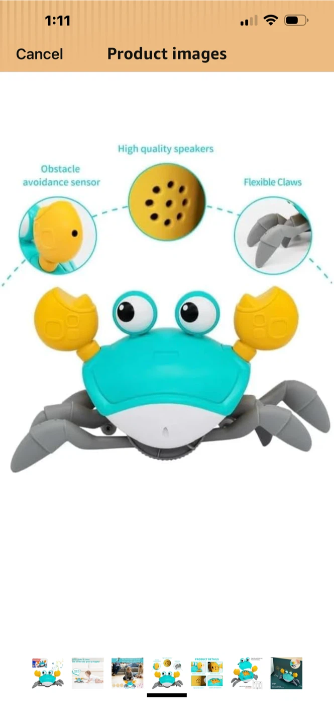 Induction Electric Crab Toy - photo 5
