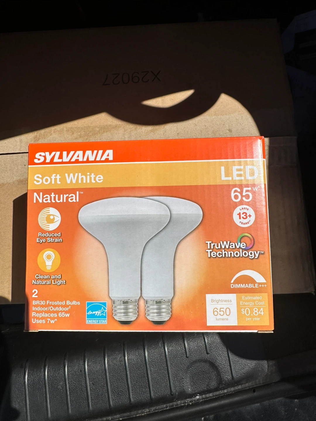 Sylvania Soft White LED BR30 Frosted Bulbs - 2 Pack