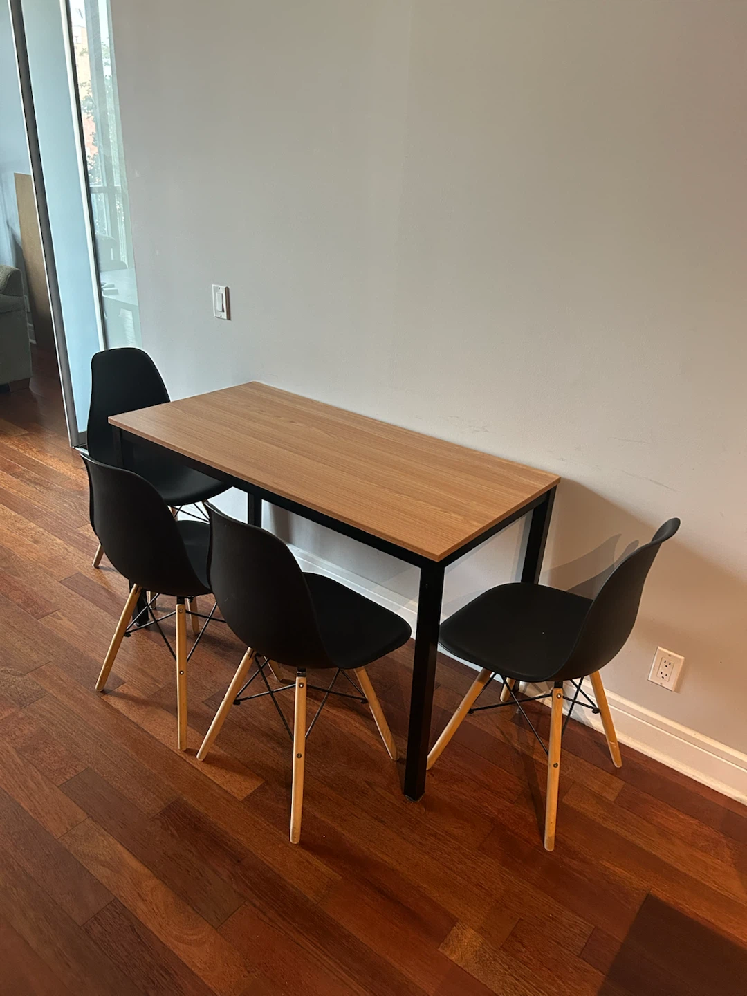 Dining Table Set with 4 Chairs
