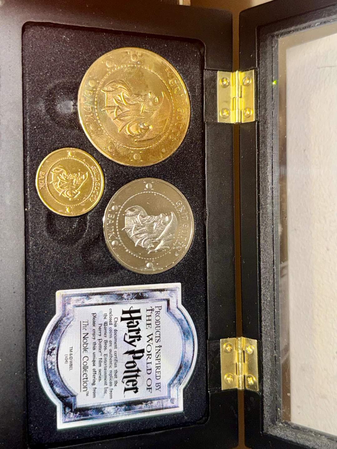 ⚡ HARRY POTTER GRINGOTTS COIN COLLECTION — NOBLE COLLECTION - photo 2