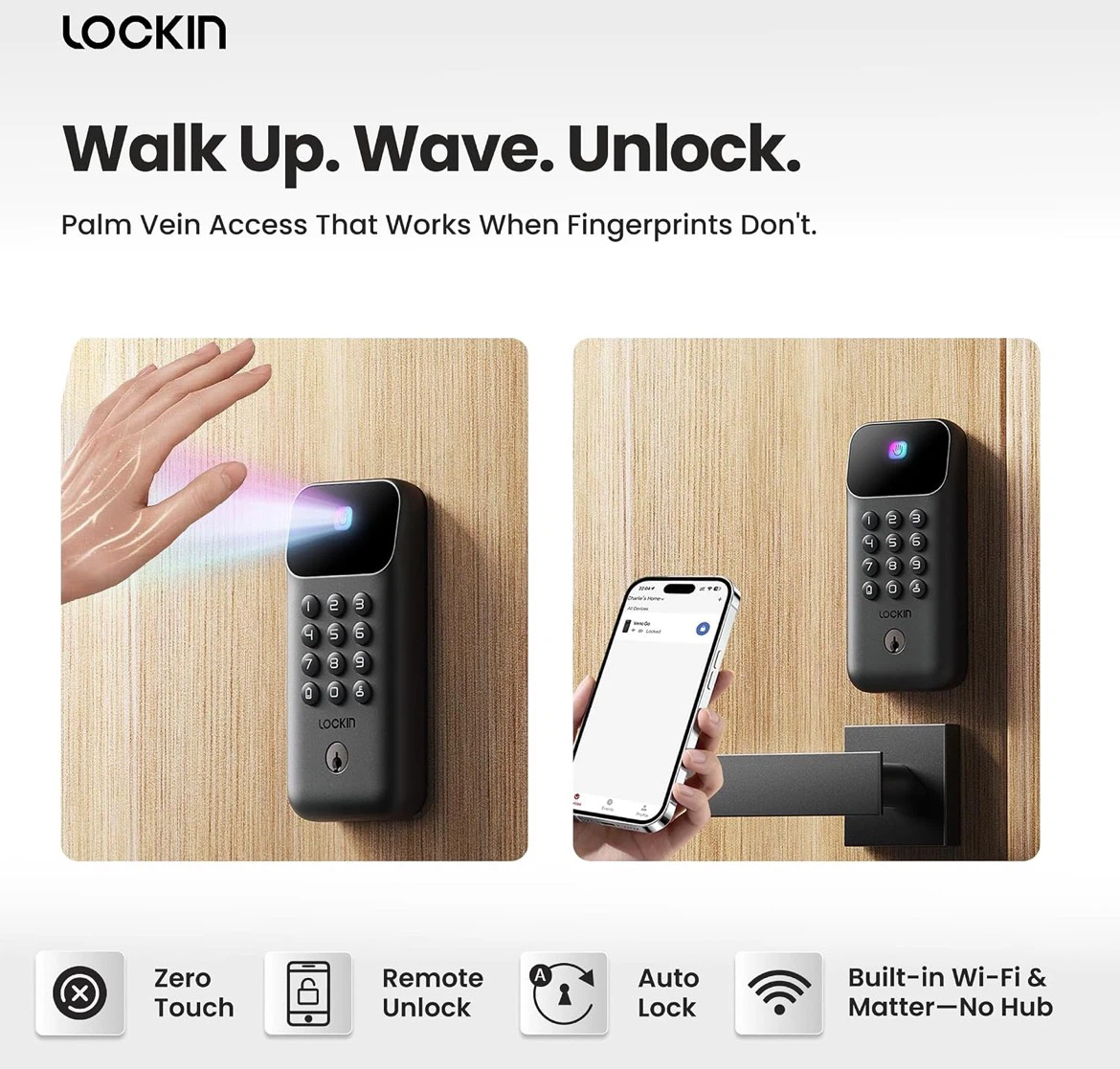 Lockin Smart Palm Vein Door Lock - photo 3