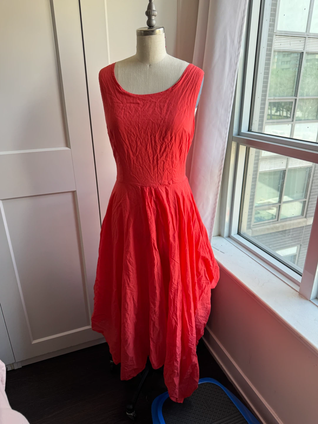 Ladies Brand New Orange Dress, Never Worn Size Large New