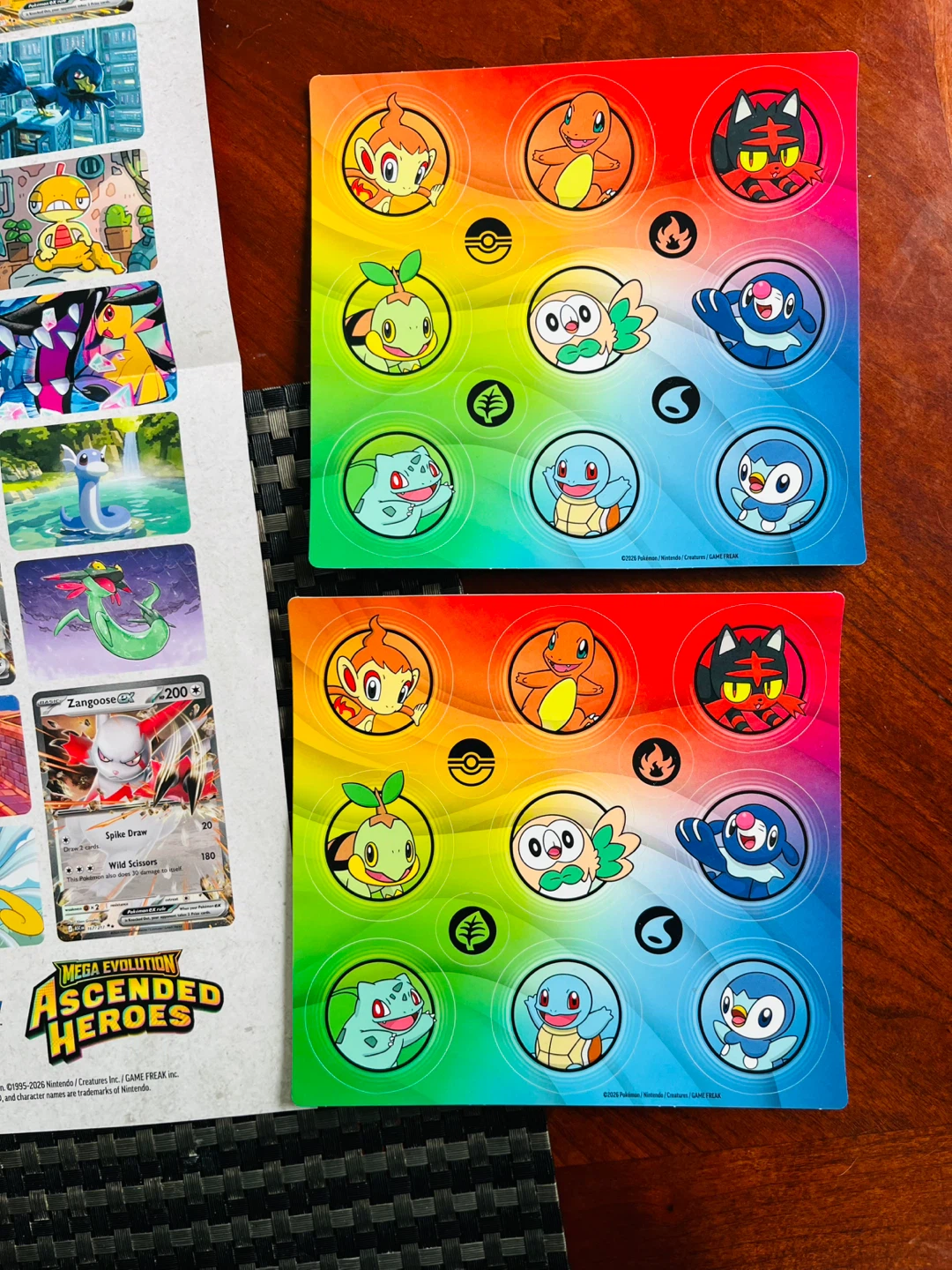 Mega Lucario EX Pokemon Poster and Stickers - photo 3